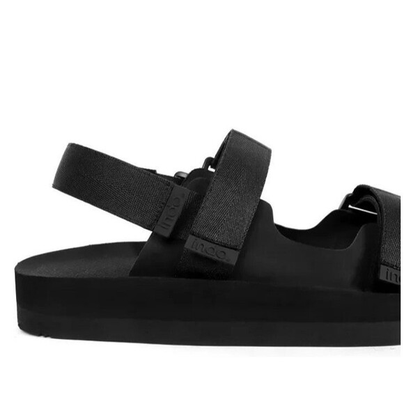 Indosole Womens Adventurer Adjustable Straps Sandals Black  Sz 10-11 USA - Picture 3 of 4